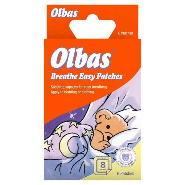 Olbas Breathe Easy Patches Pack of 6