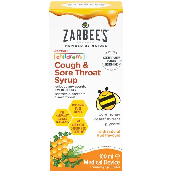 Zarbee's Children's Cough & Sore Throat Syrup 100ml