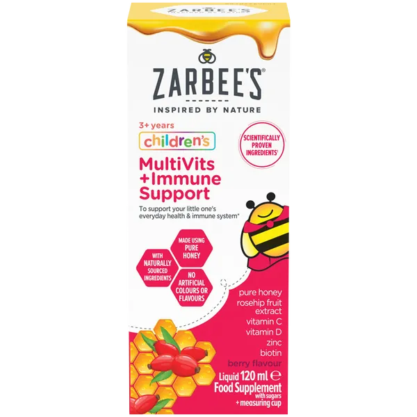 Zarbee's Children’s MultiVits + Immune Support Liquid 120ml