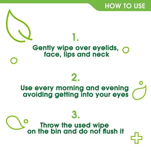 Simple Micellar Cleansing Wipes Pack of 20