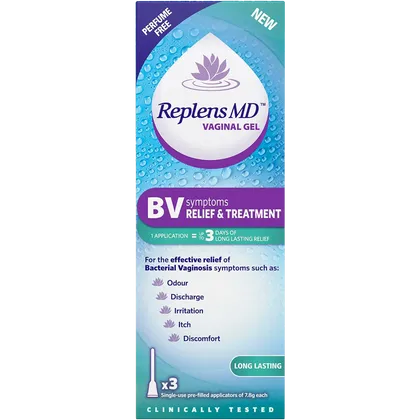 Replens MD BV Relief & Treatment Pack of 3 Pre-filled Applications