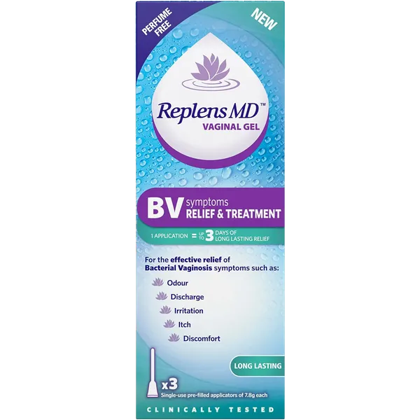 Replens MD BV Relief & Treatment Pack of 3 Pre-filled Applications