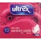 Ultrex Ultra Slim Sanitary Pads with Wings Pack of 10