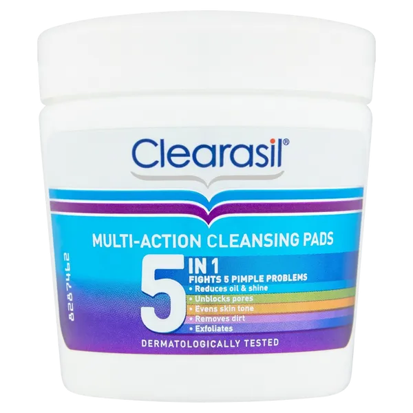 Clearasil 5-in-1 Multi-Action Cleansing Pads Pack of 65