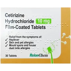 Cetirizine Hydrochloride 10mg Tablets Pack of 30