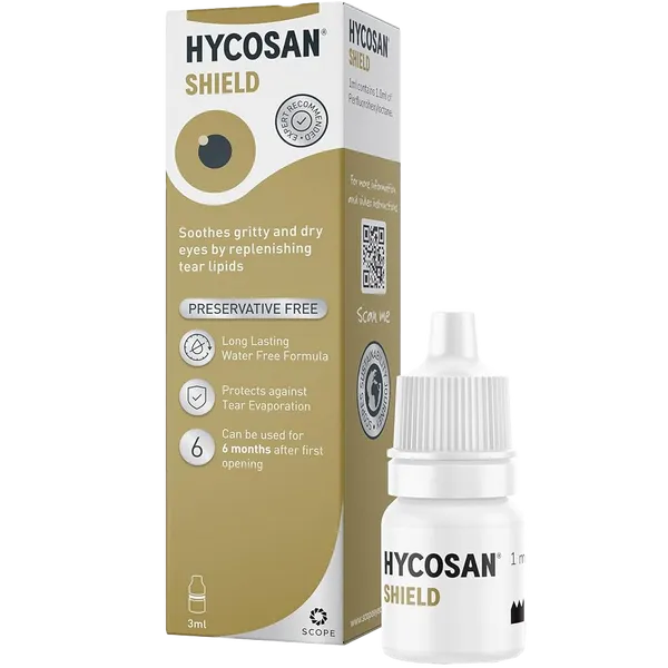 Hycosan Shield Preservative Free Eye Drops 3ml