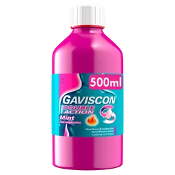 Gaviscon Double Action Liquid Mint 500ml