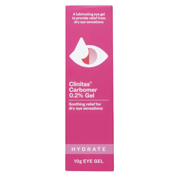 Clinitas Carbomer 0.2% Eye Gel 10g