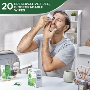 Optase Tea Tree Oil Eyelid Cleansing Wipes Pack of 20