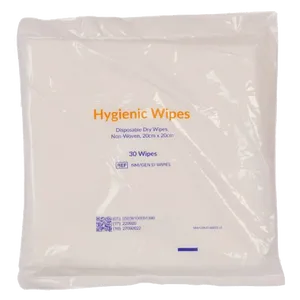 Hygienic Disposable Dry Wipes Pack of 30