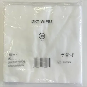 Hygienic Disposable Dry Wipes Pack of 30