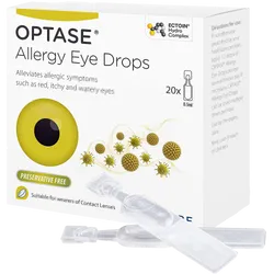 Optase Allergy Eye Drops Pack of 20 Single 0.5ml Doses