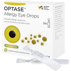 Optase Allergy Eye Drops Pack of 20 Single 0.5ml Doses