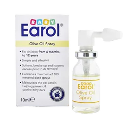 Baby Earol Ear Wax Remover Olive Oil Spray 10ml