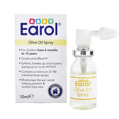 Baby Earol Ear Wax Remover Olive Oil Spray 10ml