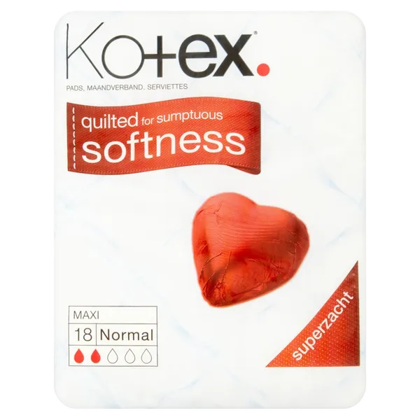 Kotex Maxi Towels Normal Pack of 18