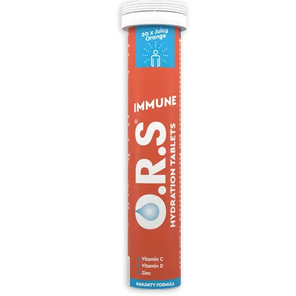 ORS Hydration Tablets Immune Juicy Orange Pack of 20