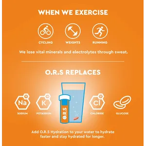 ORS Hydration Tablets Sport Orange Pack of 20