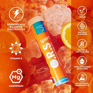 ORS Hydration Tablets Sport Orange Pack of 20