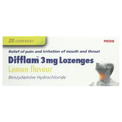 Difflam 3mg Lemon Lozenges Pack of 20