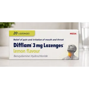 Difflam 3mg Lemon Lozenges Pack of 20