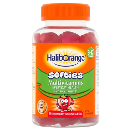 Haliborange Kids Multivitamin Strawberry Softies Pack of 60