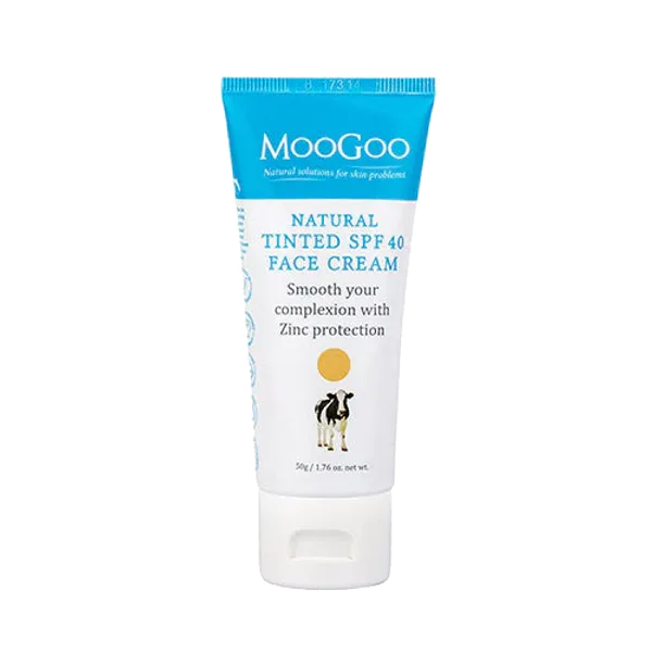 MooGoo Tinted SPF 40 Face Cream 50g