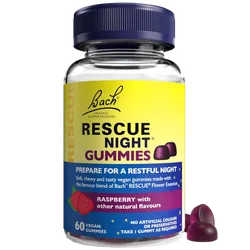 Rescue Night Vegan Gummies Raspberry Pack of 60