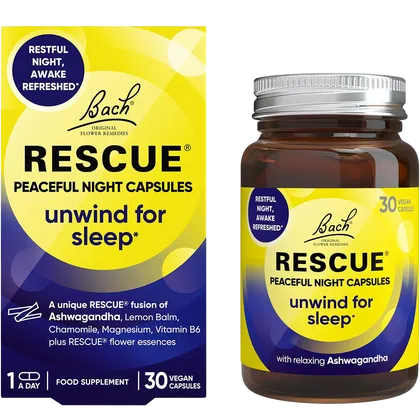 Rescue Peaceful Night Vegan Capsules Pack of 30