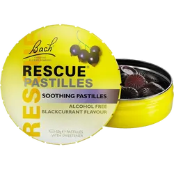 Rescue Soothing Pastilles Blackcurrant 50g