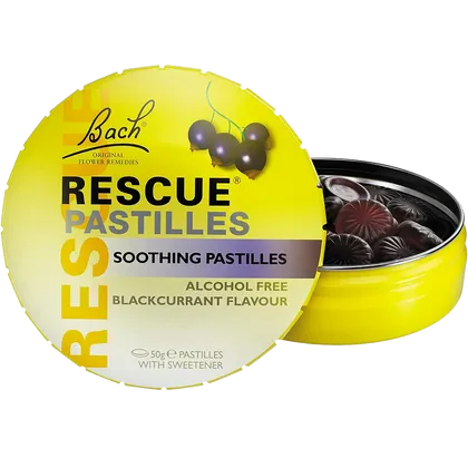 Rescue Soothing Pastilles Blackcurrant 50g