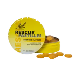 Rescue Soothing Pastilles Orange & Elderflower 50g