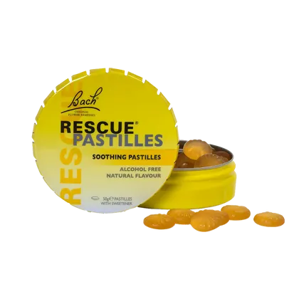 Rescue Soothing Pastilles Orange & Elderflower 50g