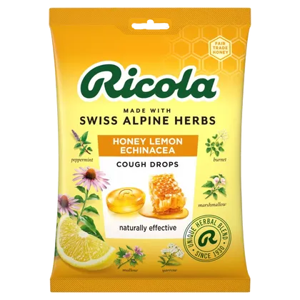 Ricola Soothe & Clear Honey, Lemon and Echinacea Lozenges 75g