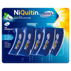 NiQuitin Minis 2mg Mint Lozenges Pack of 100