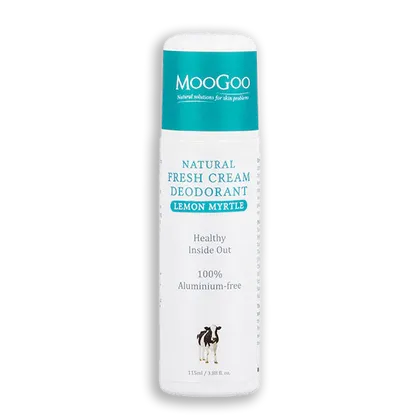 MooGoo Fresh Cream Lemon Myrtle Deodorant 115ml