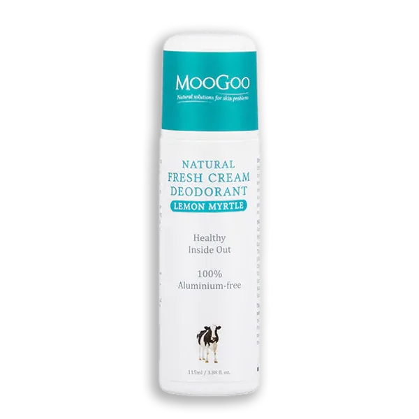 MooGoo Fresh Cream Lemon Myrtle Deodorant 115ml