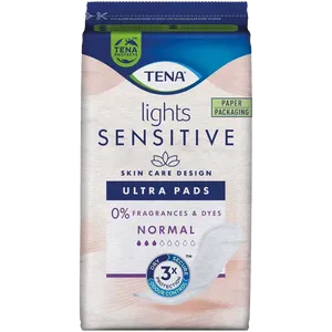 TENA Lights Sensitive Ultra Pads Normal Pack of 16