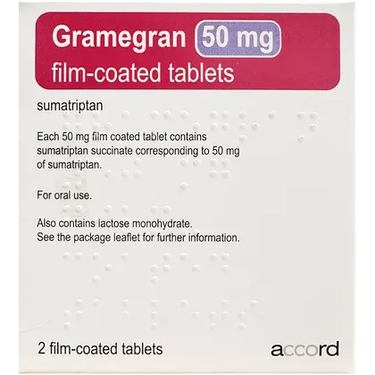 Gramegran Sumatriptan Tablets Pack of 2