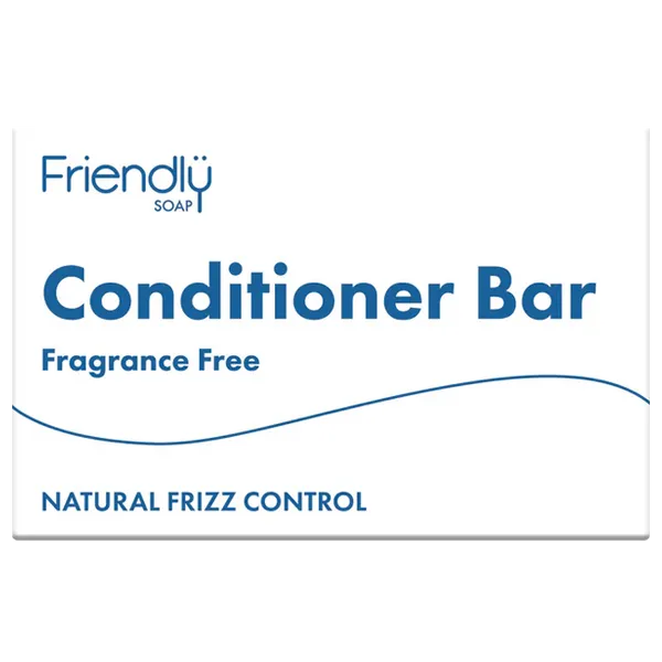 Friendly Soap Conditioner Bar Fragrance Free 90g