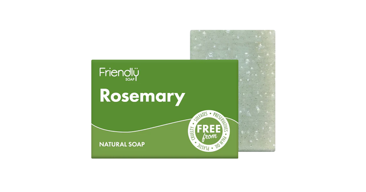 Friendly Soap Naturseife Mit Rosmarin – 95g, Vegan & Plastikfrei