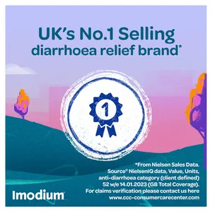 Imodium Dual Action Relief Tablets Pack of 12