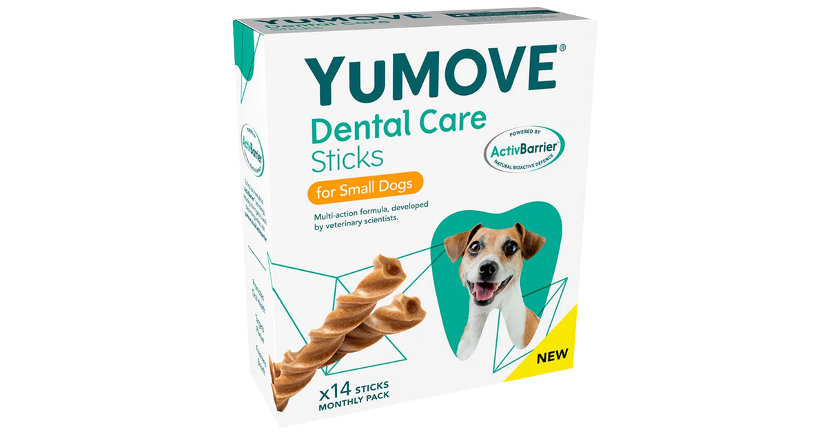 YuMOVE Dental Care Sticks for Small Dogs Pack of 14