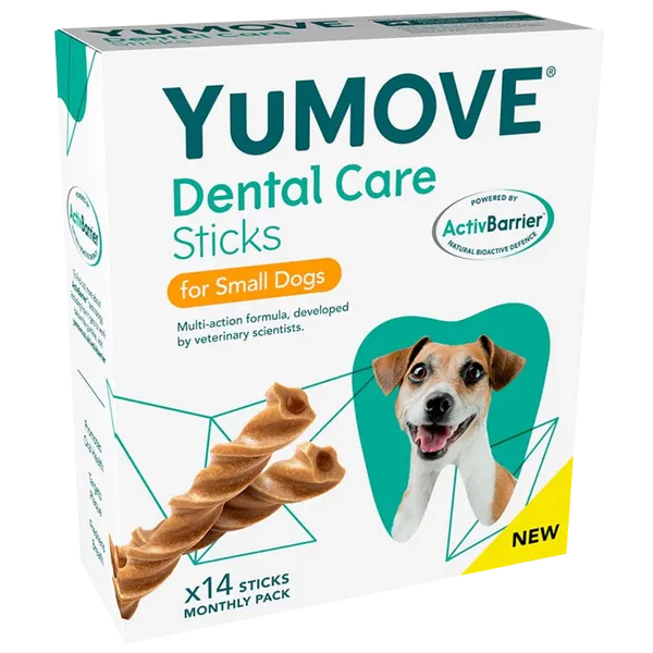 YuMOVE Dental Care Sticks for Small Dogs Pack of 14