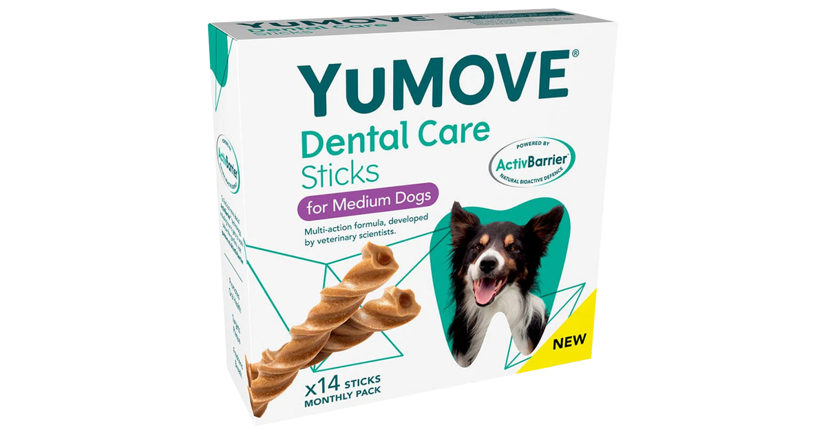 YuMOVE Dental Care Sticks for Medium Dogs Pack of 14