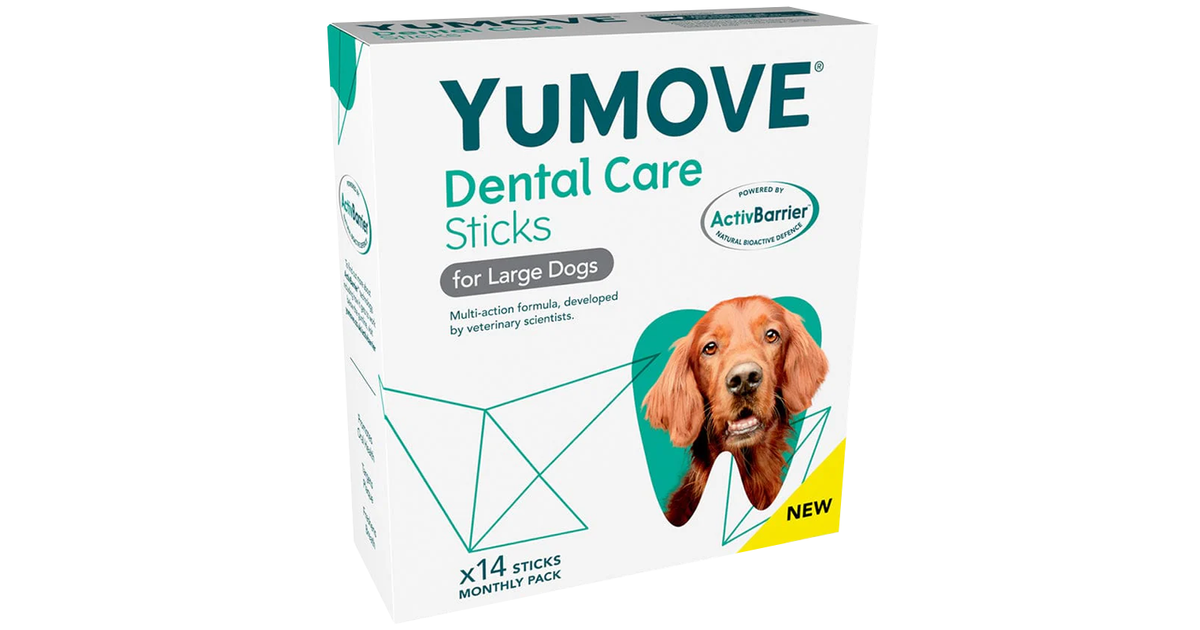YuMOVE Dental Care Sticks for Large Dogs Pack of 14