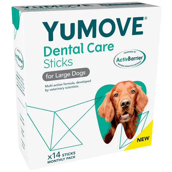 YuMOVE Dental Care Sticks for Large Dogs Pack of 14