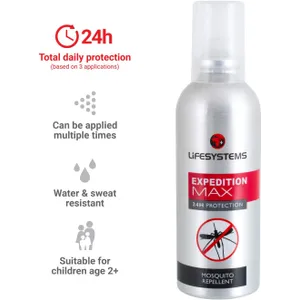 Lifesystems Expedition Max Mosquito Repellent Spray 50ml