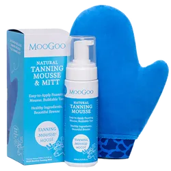 MooGoo Natural Tanning Mousse 200ml & Mitt Bundle