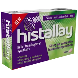 Histallay Fexofenadine Tablets Pack of 30 x 2